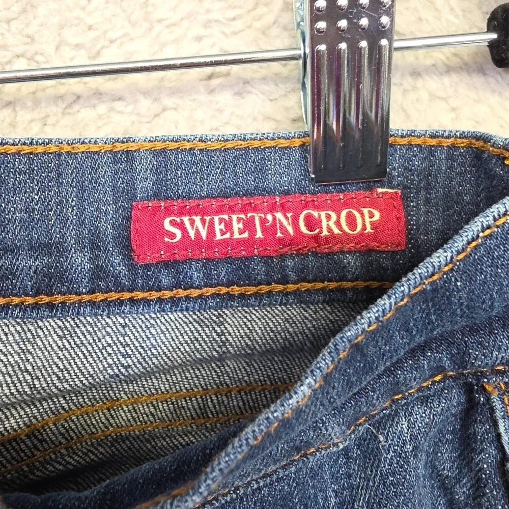 Lucky‎ Brand Jeans Womens 6 Blue Sweet N Crop Low Rise Medium Wash Stretch Denim
